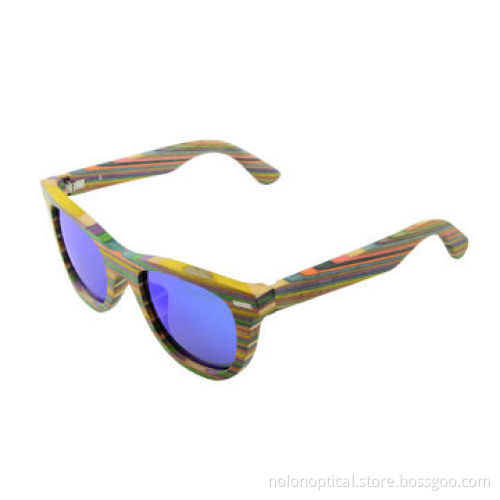 Wholesale color wood sunglasses, OEM/ODM are available